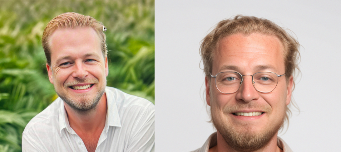 AI headshot from 2023, the year HeadshotPro launched
